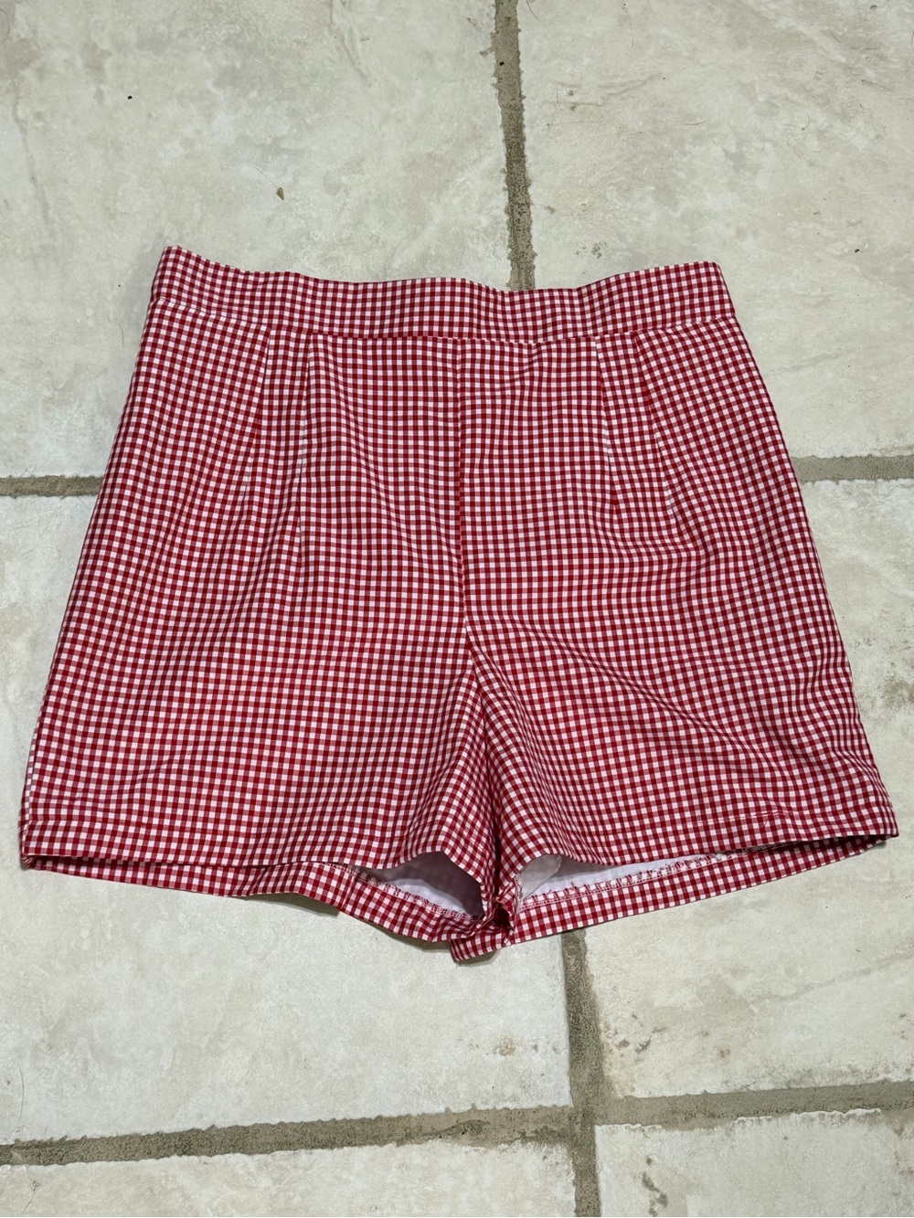 Hand Made Retro Gingham Shorts